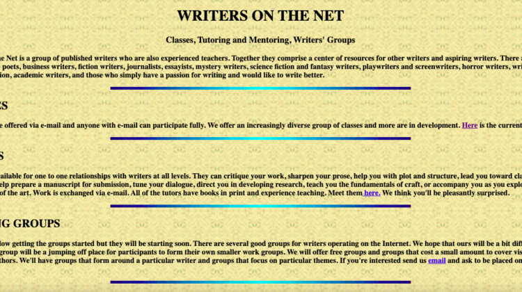 writers.com wayback machine